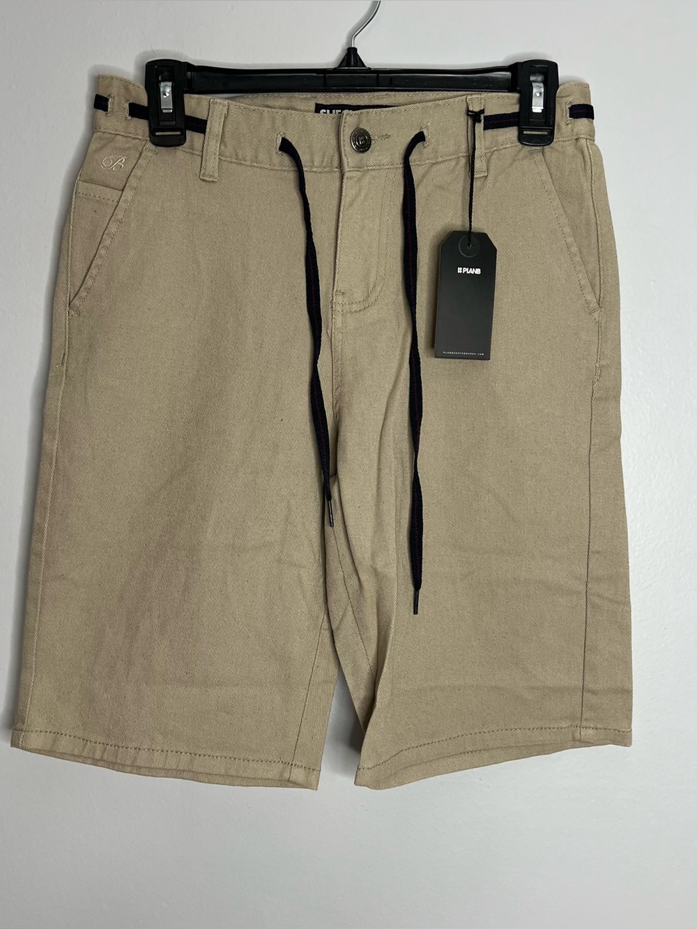 Vintage Y2K Plan B Ryan Sheckler Canvas Shorts Mens 28 Khaki NWT